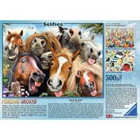 Selfies Horsing Around 500pc Jigsaw Puzzle Extra Image 1 Preview